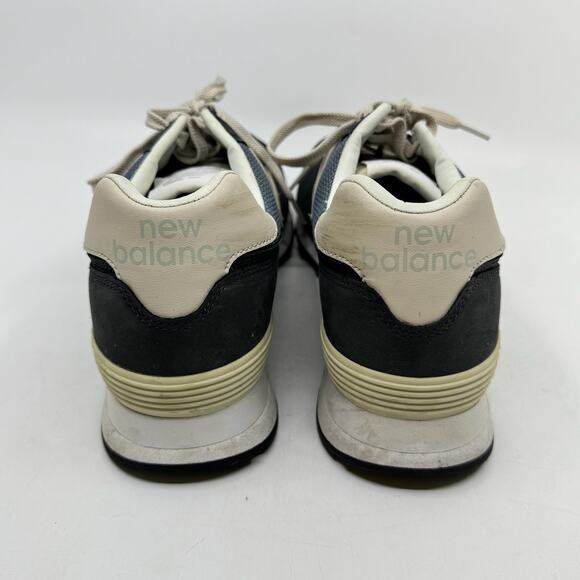 NEW BALANCE Men's 574 SYO Sea Salt Outer Space Nubuck - Picture 3 of 13